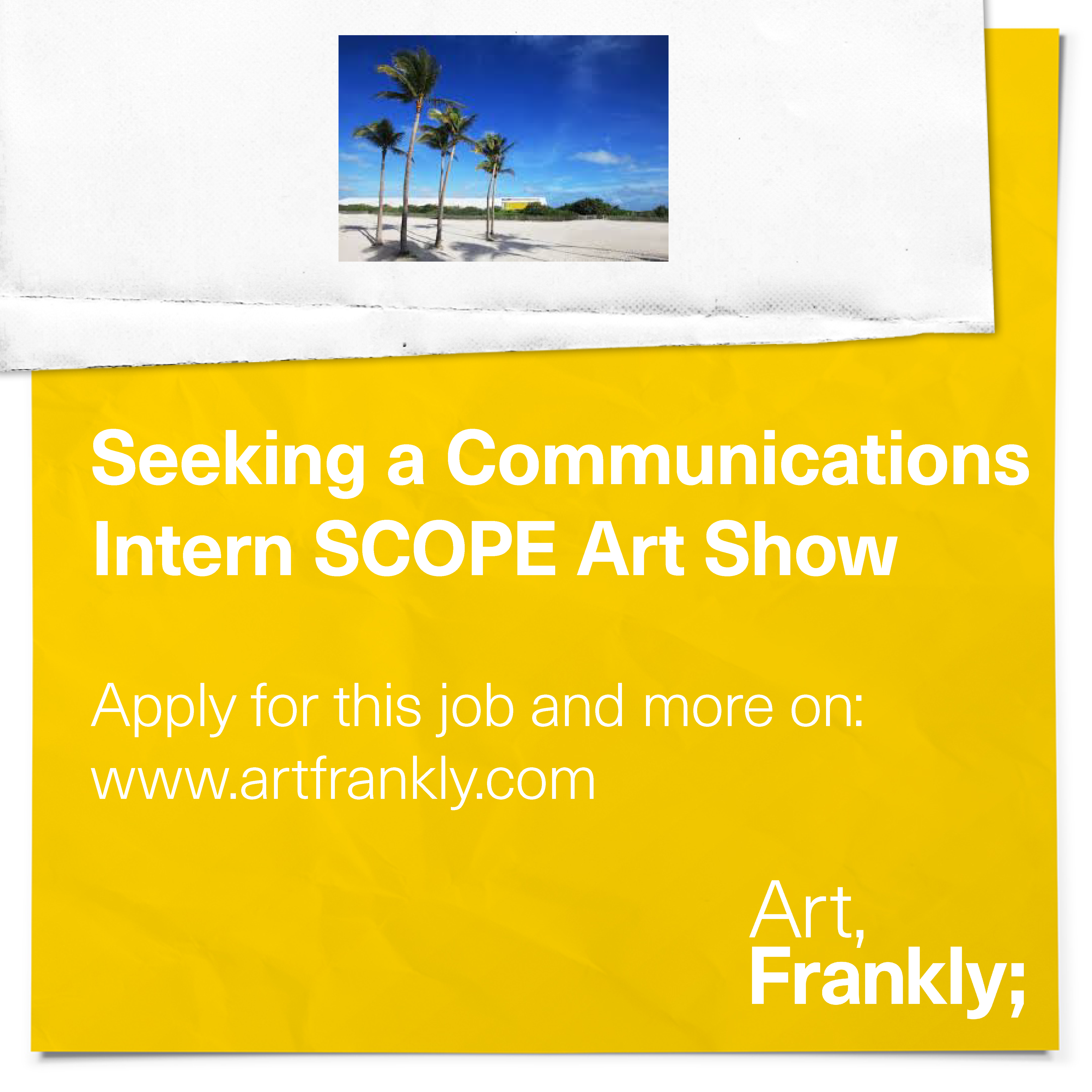 Scope Art Show Communications Intern